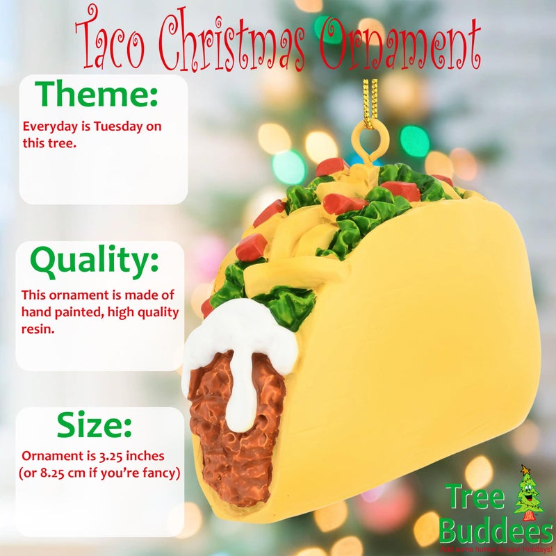 Tree Buddees Taco Food Christmas Ornament - Image 2